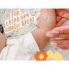 Balm applied to a baby's knee, for extra dry rough areas graphic