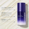 Dermalogica Phyto Nature Lifting Eye Cream bottle on cream texture with callouts