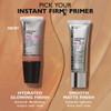 Instant FirmX glowing and matte primer tubes side by side
