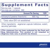 Supplement facts for the 360 capsule bottle