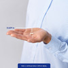 Capsule on an open palm with 0.629 inch size, take 1 daily with a meal