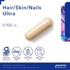 Hair/Skin/Nails Ultra capsule shown at 0.905 inch with free-from badges