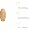 Cortisol Manager tablet with ashwagandha and L-theanine blend icons