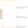 White capsule with shelf stable and no soy feature icons