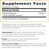 Supplement facts and directions for Phosphatidylserine