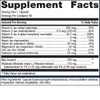Supplement facts panel for Thyrosol