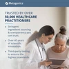 Doctor and older woman reviewing a tablet with healthcare practitioner text