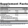 Supplement facts panel for Immune Active