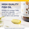 Softgel beside the bottle with omega-3 and omega-7 text