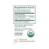 Marshmallow Root supplement facts, 50 drop serving, USDA Organic seal