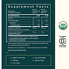 Black Elderberry Syrup supplement facts by age with USDA Organic and Certified B Corporation logos