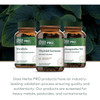 Rhodiola, Thyroid Formula and Ashwagandha 700 bottles with product testing text