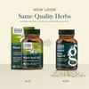 Old and new Gaia Herbs Black Seed Oil packaging, same quality herbs