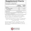 D-Mannose supplement facts panel, 4 veg capsule serving, 2,000 mg