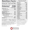 Whey Protein Isolate nutrition facts and amino acid profile, 28 g scoop