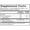 D-Ribose Powder supplement facts, 5 g Bioenergy Ribose per 1 1/2 level teaspoons, about 45 servings