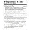 Mycel Immune Plus supplement facts with organic mushroom blend and astragalus root extract