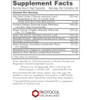 D-Flame supplement facts, 2 veg capsule serving with holy basil, turmeric, ginger and boswellia