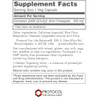 Bromelain supplement facts, 500 mg bromelain from pineapple per veg capsule