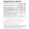 Ortho Thyroid supplement facts with L-tyrosine, guggul and ashwagandha, 2 capsule serving