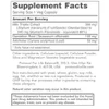Milk Thistle Extract supplement facts, 300 mg milk thistle with dandelion root and artichoke leaf