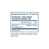 Vitamin B12 supplement facts panel