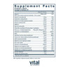 Multi-Nutrients supplement facts panel, 2 capsule serving