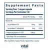 5-HTP supplement facts, 100 mg 5-hydroxytryptophan with vitamin B6 per capsule, 60 servings