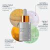 Night Restore with vitamin C, pro-vitamin D, glycerin and prickly pear callouts