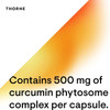 Graphic stating 500 mg of curcumin phytosome complex per capsule