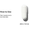 How-to-use graphic with a capsule measuring 0.563 inches