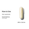 Brain Factors capsule, how to use, take 1 capsule daily, 0.953 in capsule size