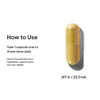 How to use text beside a single capsule with size