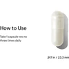 How to use text beside a single capsule