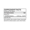 Supplement facts for Vitamin B12 as methylcobalamin