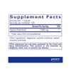 Pure Encapsulations Taurine supplement facts panel