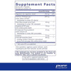 Vascular Relax supplement facts panel