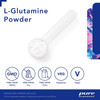 Scoop of white powder with free-from icons