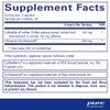 CaffPhenol supplement facts, 2 capsule serving, CoffeeBerry and Suntheanine