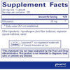 Policosanol supplement facts panel