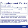Bacopa Monnieri supplement facts panel