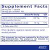 Calcium (MCHA) with Magnesium supplement facts panel