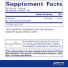 ChromeMate GTF 600 supplement facts panel