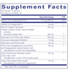 Supplement facts panel for Disc-Flex