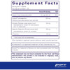 Supplement facts panel for the 120 capsule size
