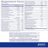 Polyphenol Nutrients supplement facts and trademark notes, second panel view
