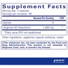 L-Arginine supplement facts, 1,400 mg per 2 capsules, 90 servings