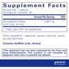 Glucosamine Sulfate supplement facts panel, 60 servings, contains shellfish