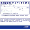 L-Carnosine 120 capsule supplement facts panel