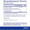 Supplement facts for CholestePure, 45 servings